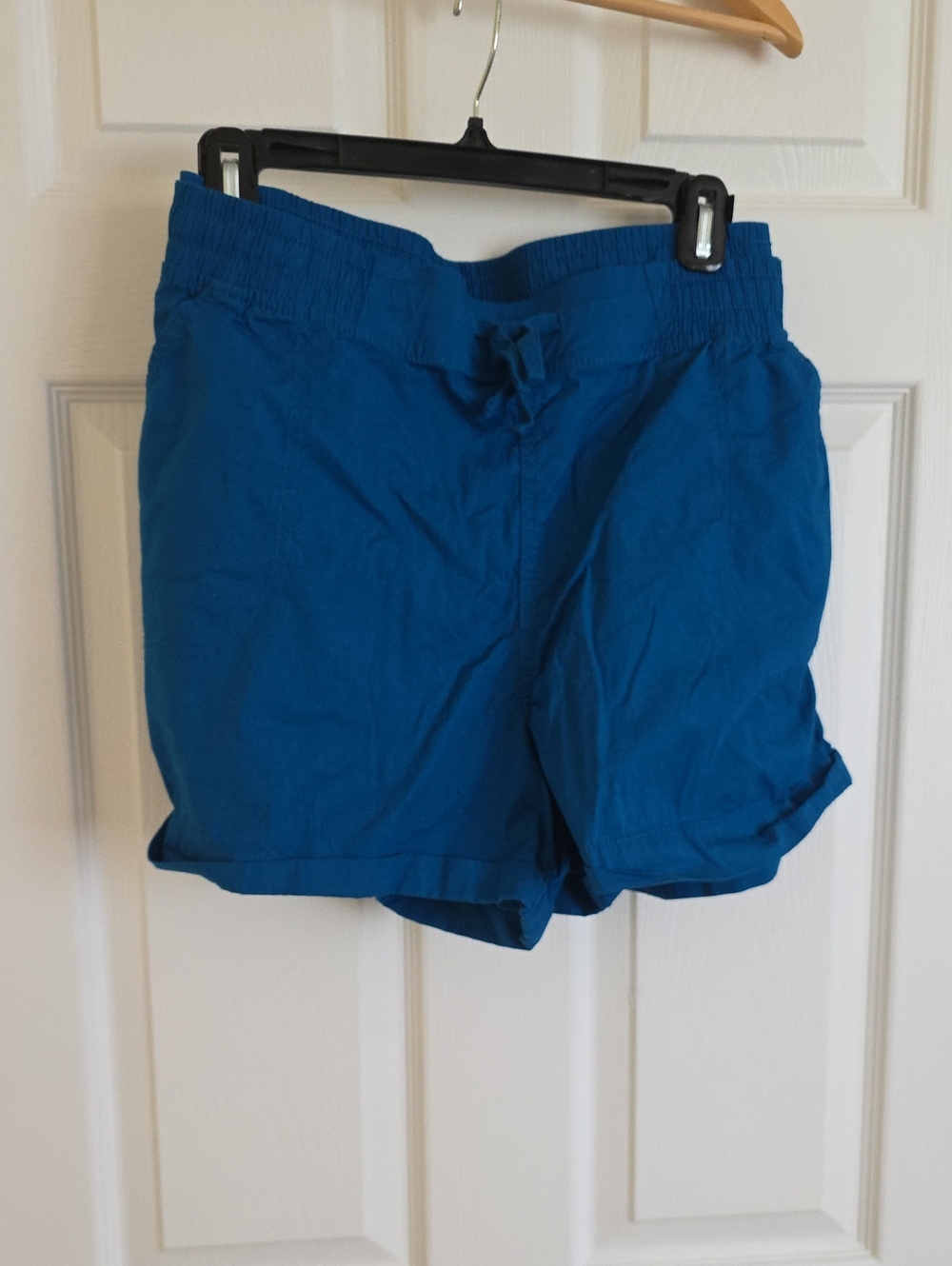 George Bright Blue Elastic-Waist Womens Shorts